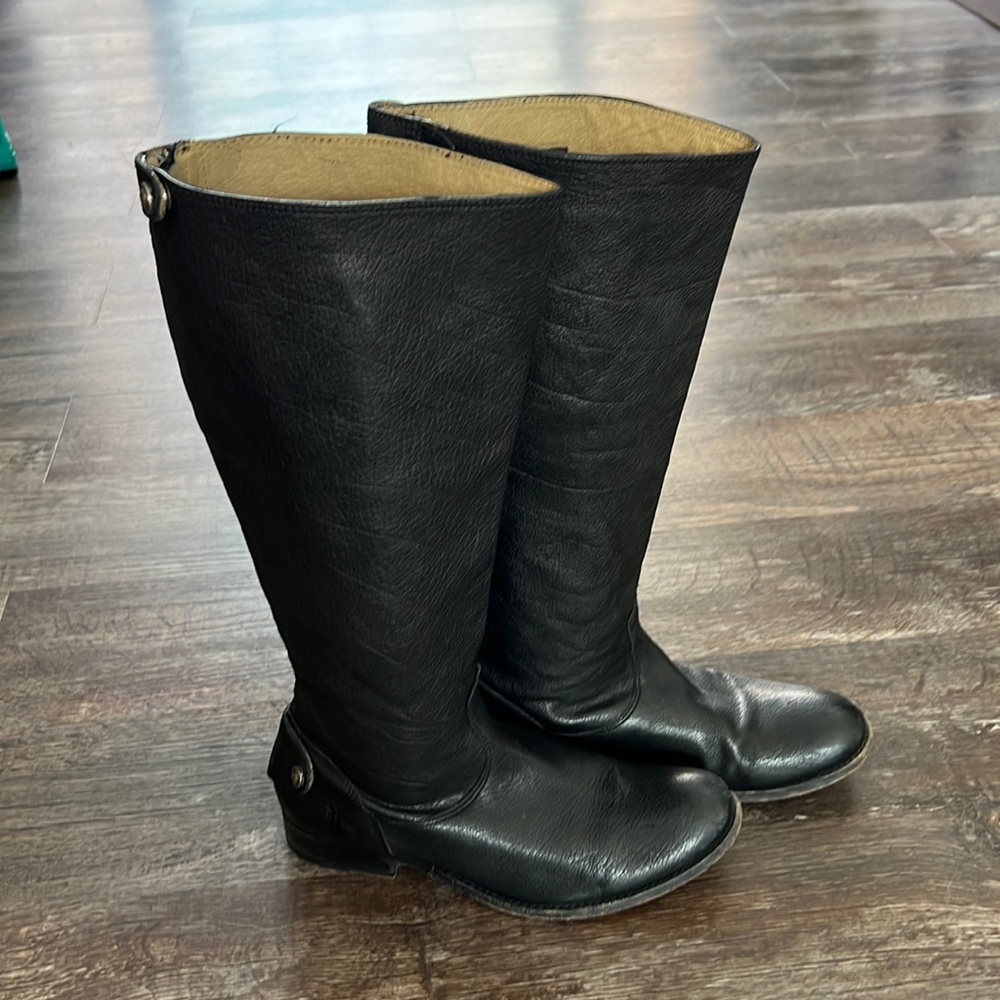 Frye Melissa Button Back Zip Boots